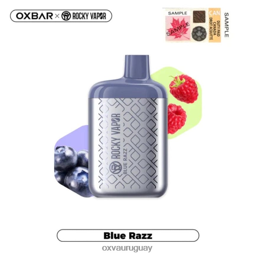 OXVA OXBAR 4500 8VHZXZ35 - OXVA Vape Flavors Razz azul