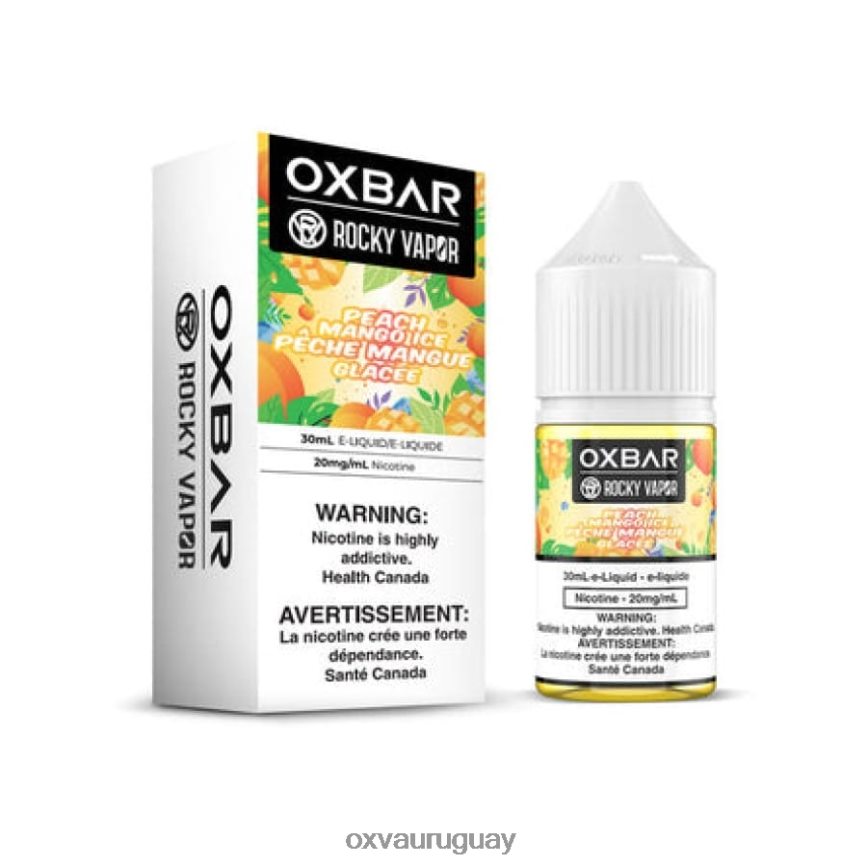 OXVA OXBAR 8VHZXZ58 - OXVA Uruguay hielo de mango durazno 30 ml de sal nic