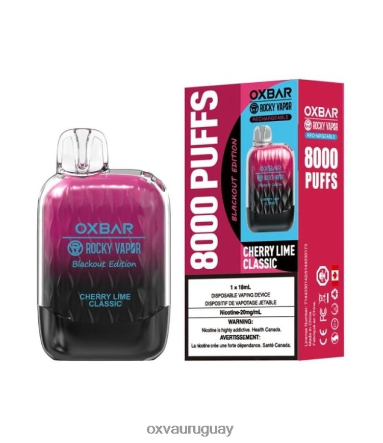 OXVA OXBAR G8000 8VHZXZ44 - OXVA Nicotine clásico de lima cereza