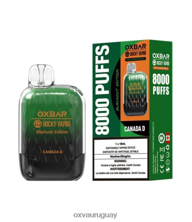 OXVA OXBAR G8000 8VHZXZ45 - OXVA Vape Flavors canadá