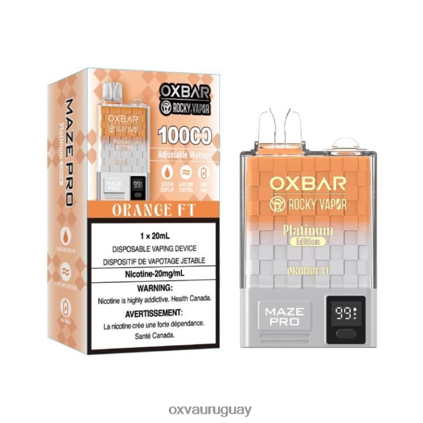 OXVA OXBAR MAZE PRO 10000 8VHZXZ15 - OXVA Vape Flavors pies naranjas