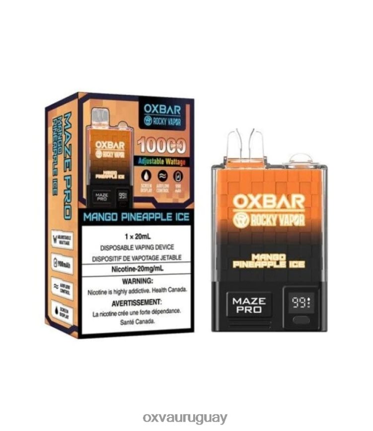 OXVA OXBAR MAZE PRO 10000 8VHZXZ29 - OXVA Precio hielo de piña y mango
