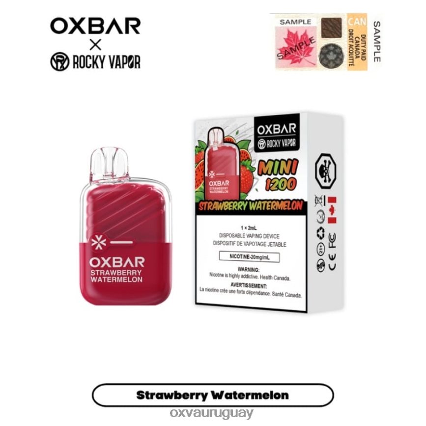 OXVA OXBAR MINI 1200 8VHZXZ18 - OXVA Uruguay sandia fresa