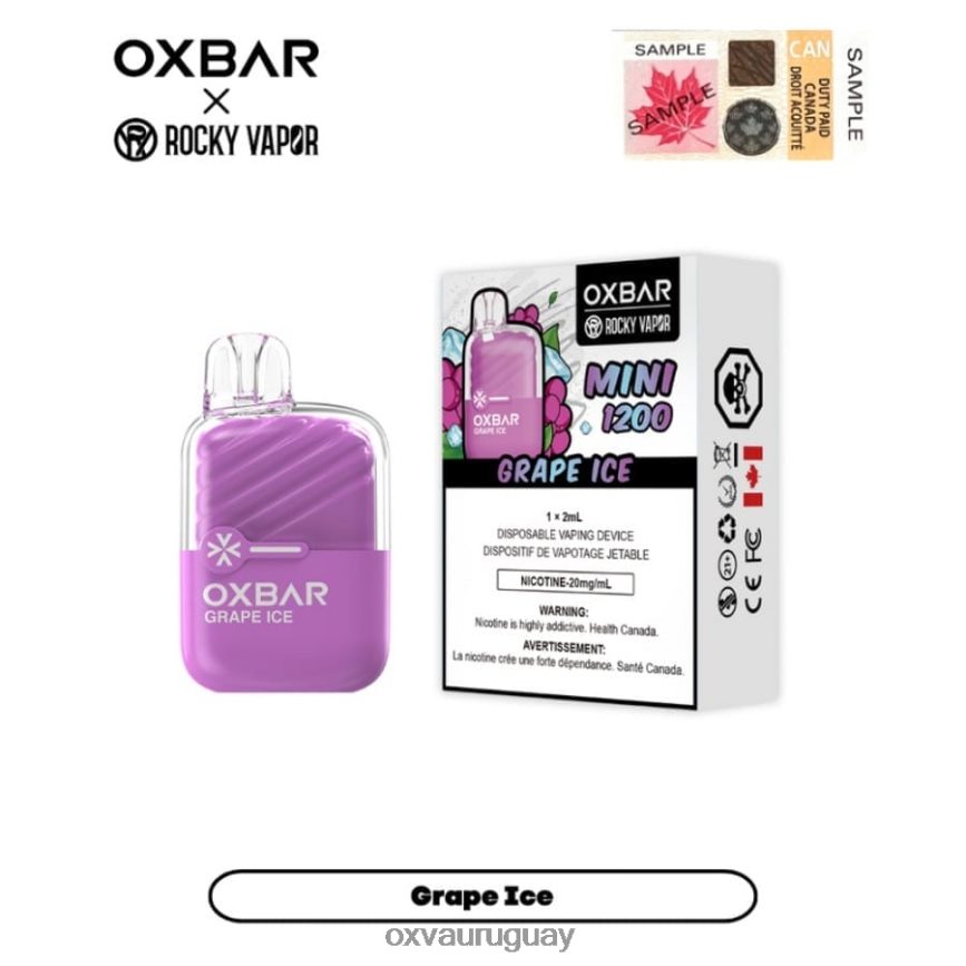 OXVA OXBAR MINI 1200 8VHZXZ22 - OXVA Vape Sale hielo de uva
