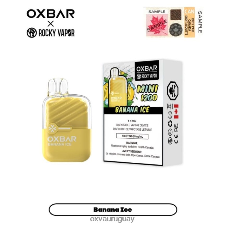 OXVA OXBAR MINI 1200 8VHZXZ23 - OXVA Vape Store hielo de plátano