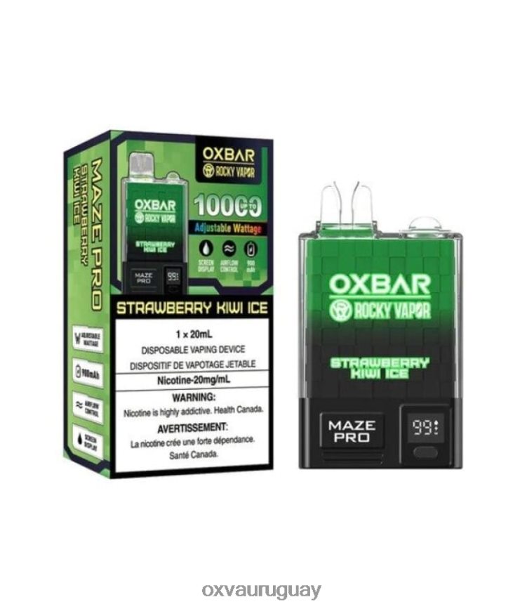 OXVA OXBAR MAZE PRO 10000 8VHZXZ27 - OXVA Online Store hielo de fresa y kiwi